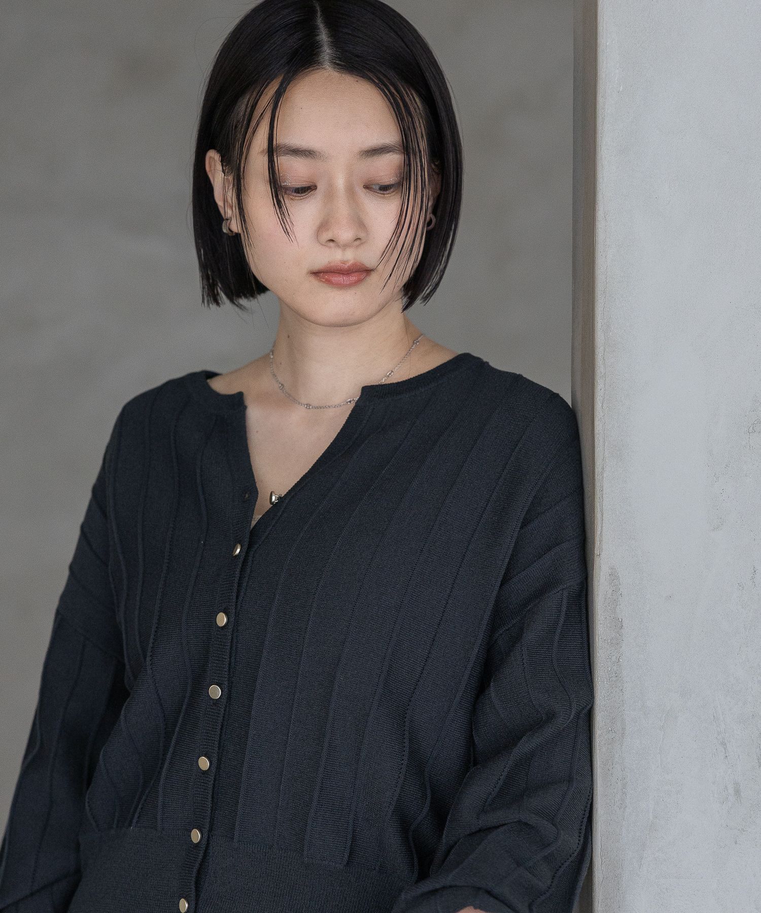 A part by 「アイレットアミショートカーディガン」|ニット・セーター|