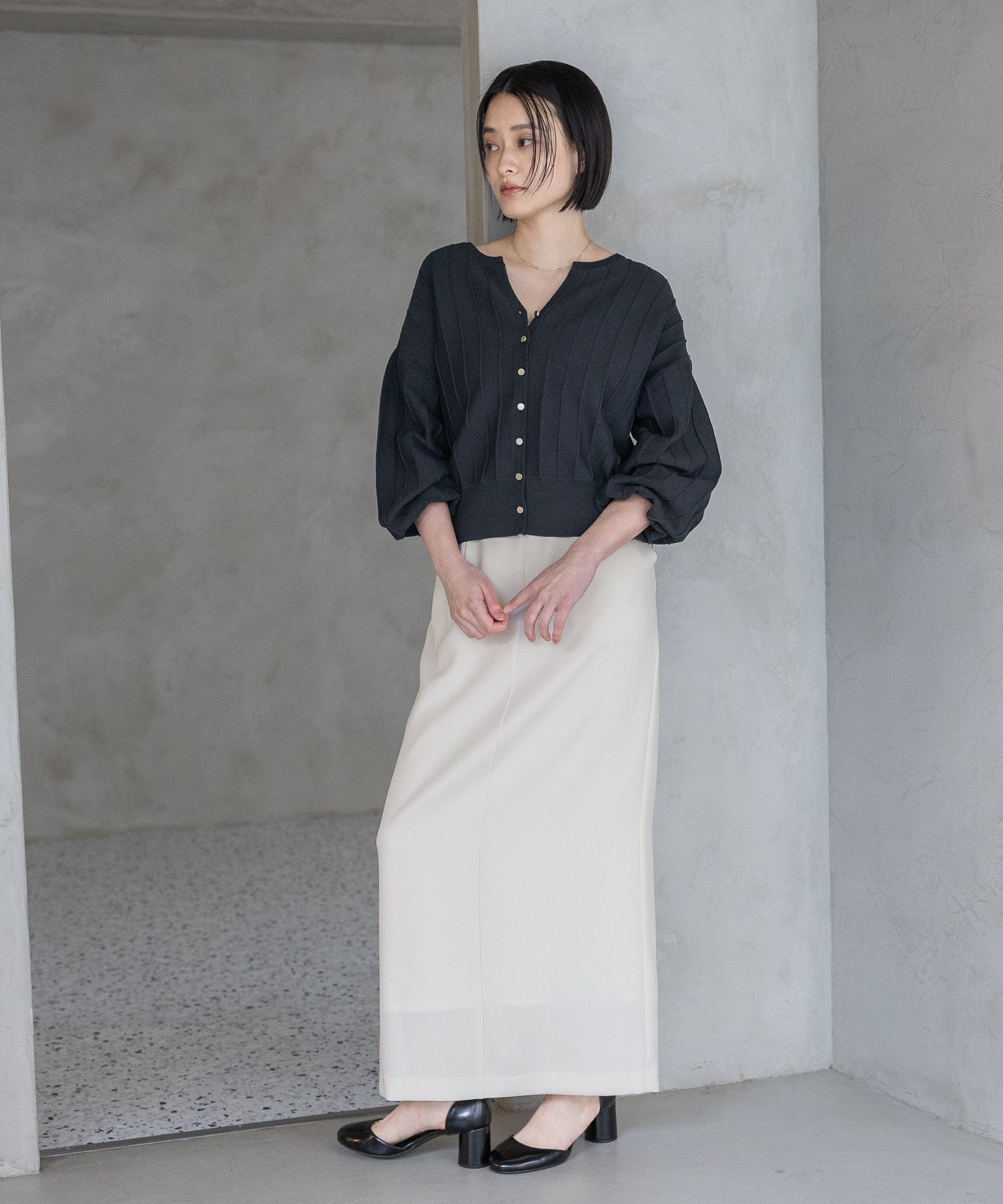 A part by 「アイレットアミショートカーディガン」|ニット・セーター|