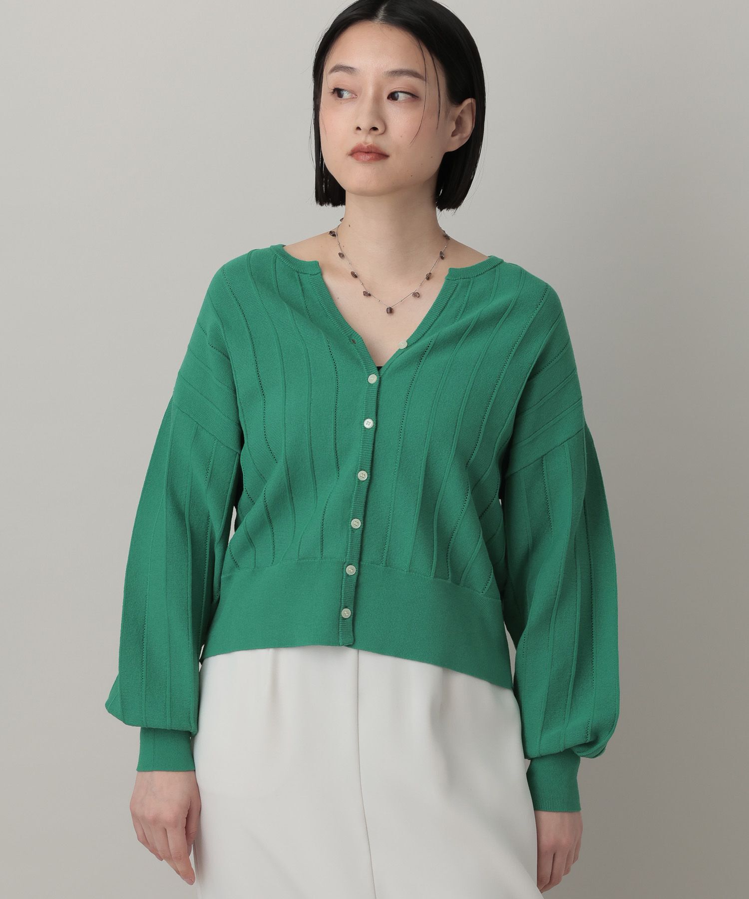 A part by 「アイレットアミショートカーディガン」|ニット・セーター|