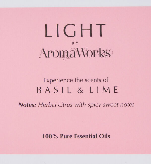 collex「【Aroma Works】 グラス入りキャンドルM」|アロマ・ルームフレグランス|