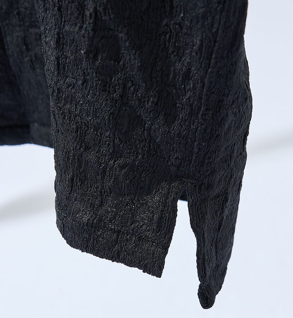 ABAHOUSE「【セットアップ対応】シャーリングケーブル オープンカラーシャツ/オーバーサイズ」|シャツ・ブラウス|