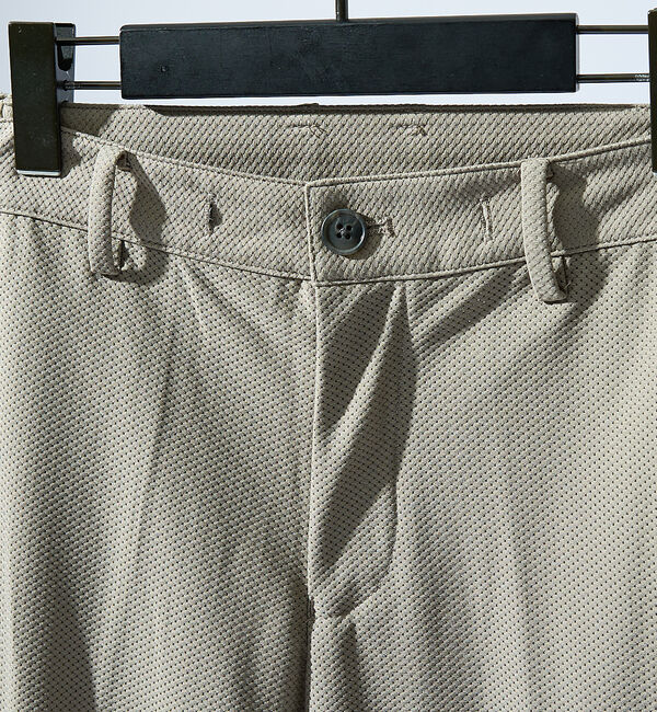 ABAHOUSE「【セットアップ対応】トリコットメッシュ イージースラックス/ ストレッチ 軽量」|スラックス|