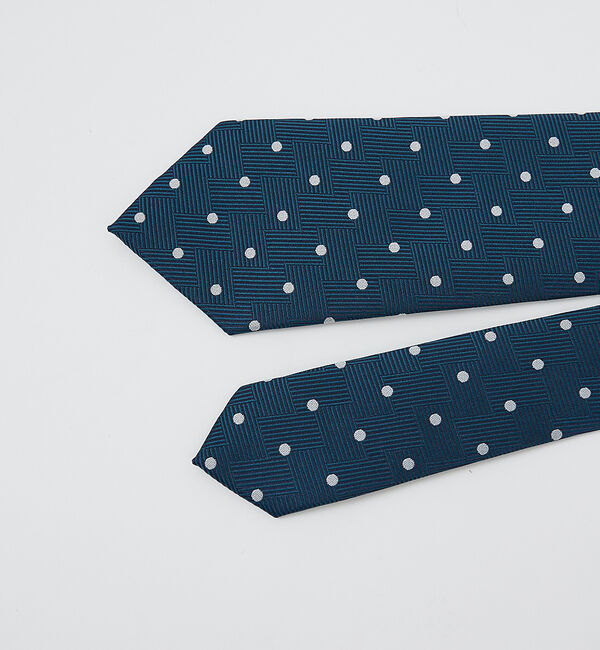 ABAHOUSE「【ウォッシャブル】ドットヘリンボン ネクタイ」|ネクタイ・蝶ネクタイ|
