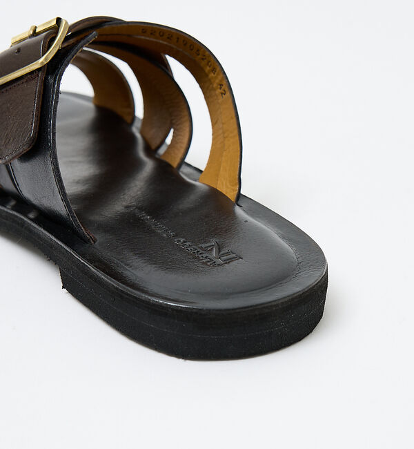 alfredoBANNISTER「【WEB別注】マルチクロスレザーサンダル」|サンダル|