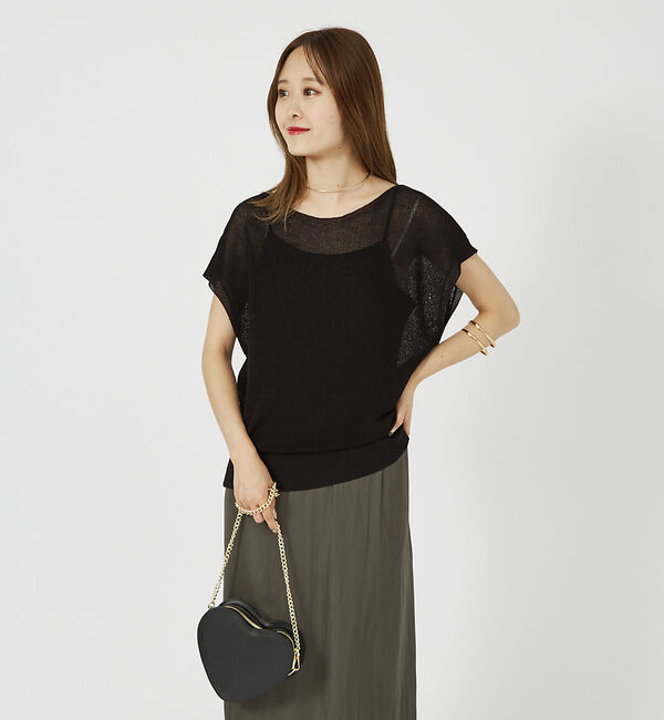 Rouge vif「【２点セット！】【一部店舗限定】マルチWAYニット&times;キャミワンピース SET」|ワンピース|