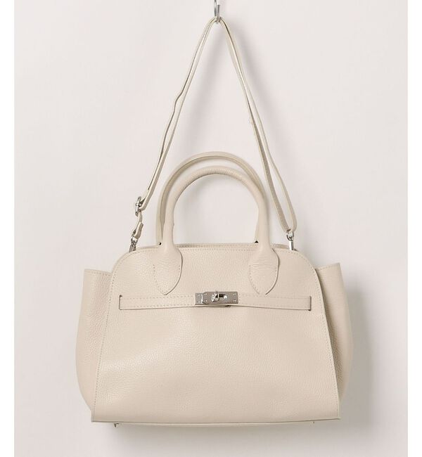 Rouge vif「【AULENTTI/オウレンティ】カウレザーベルト付2WAYショルダーバッグ」|ショルダー・メッセンジャー|