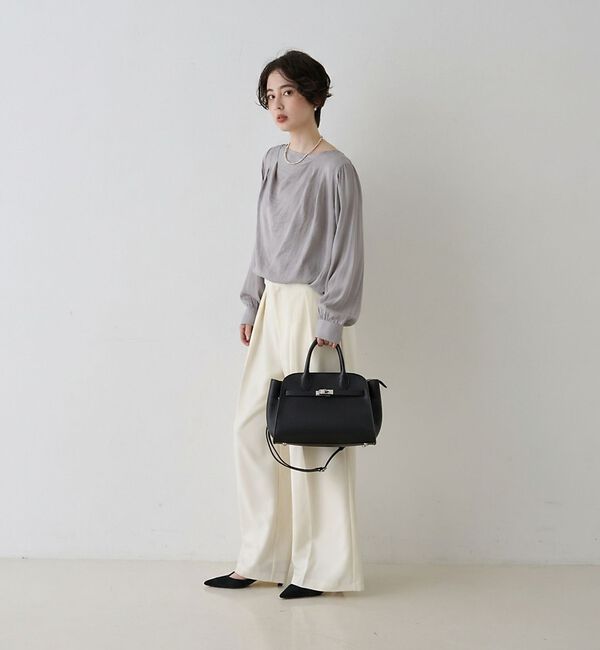 Rouge vif「【AULENTTI/オウレンティ】カウレザーベルト付2WAYショルダーバッグ」|ショルダー・メッセンジャー|