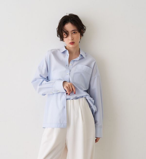 Rouge vif「バックラウンドデザインシャツ」|シャツ・ブラウス|