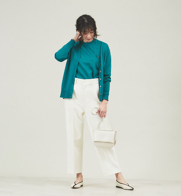 qualite「【アンサンブル対応】バイカラーハイゲージニット」|ニット・セーター|