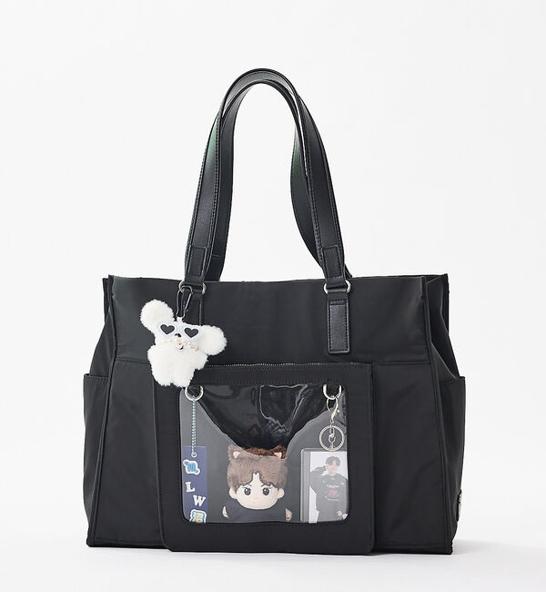 LOWELL things「【NEW】オシゴトトートL【推し活】」|トートバッグ|ブラック