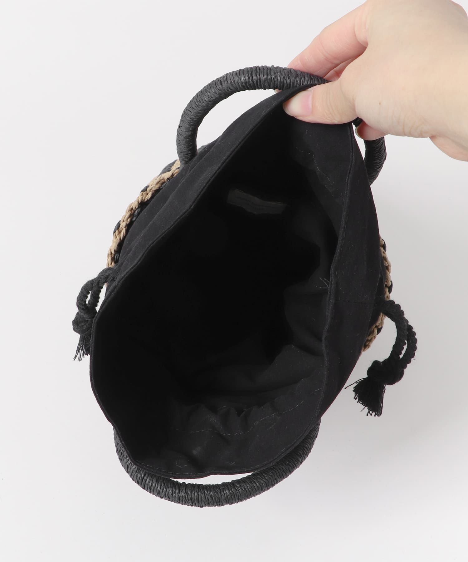 URBAN RESEARCH DOORS「巾着カゴバッグ」|ハンドバッグ|