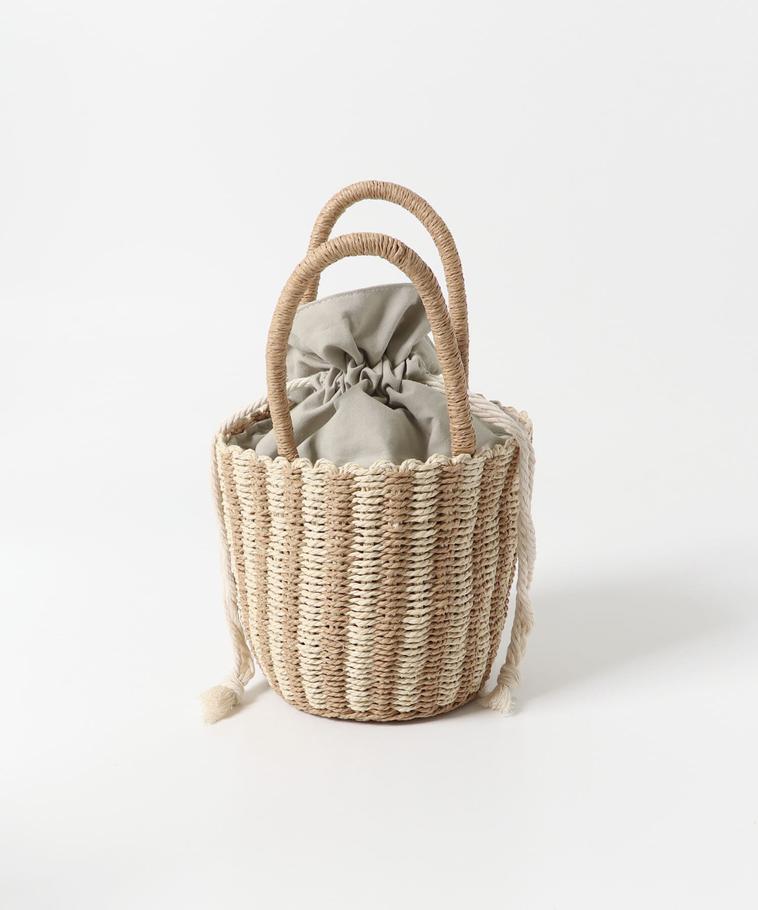 URBAN RESEARCH DOORS「巾着カゴバッグ」|ハンドバッグ|