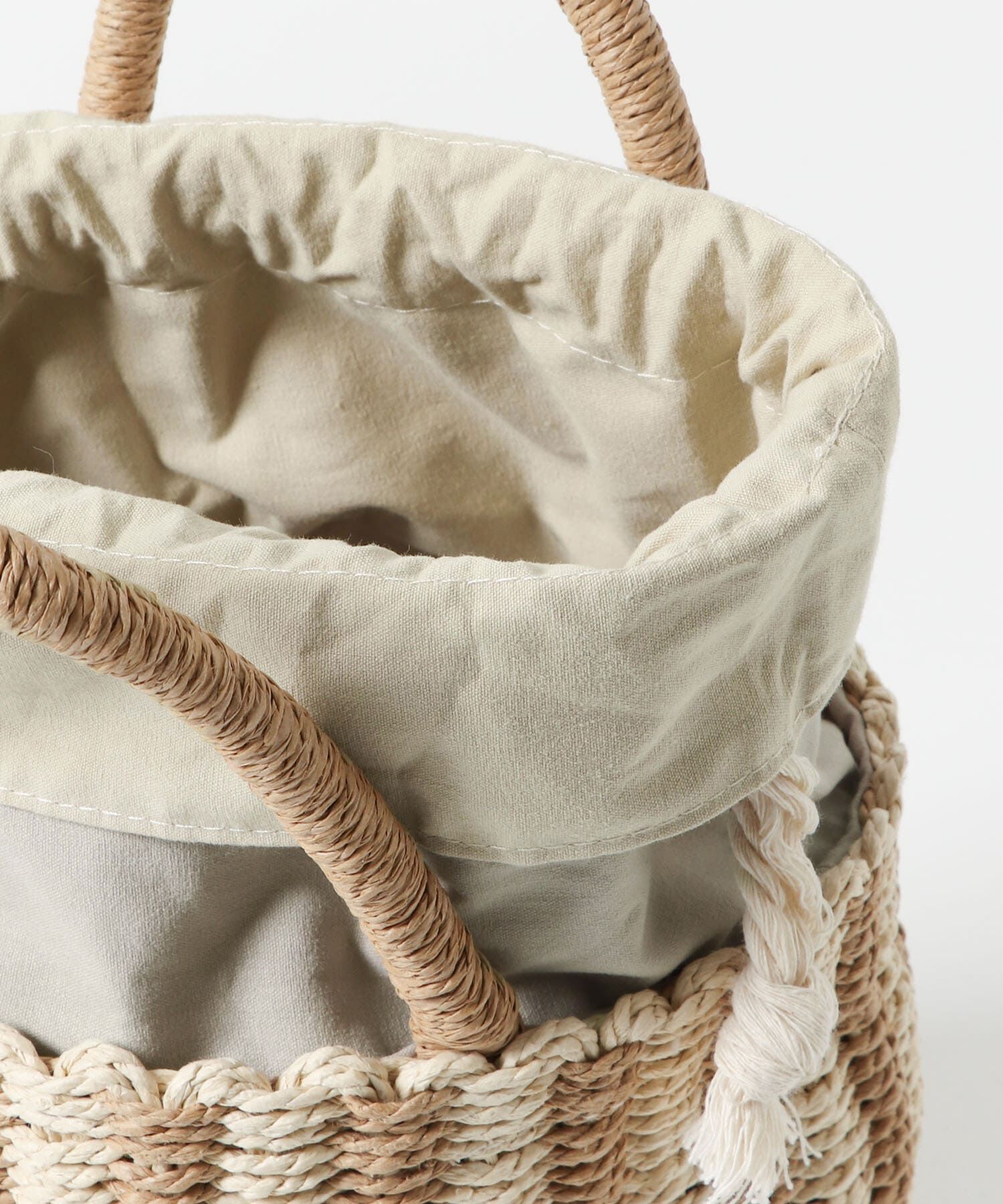 URBAN RESEARCH DOORS「巾着カゴバッグ」|ハンドバッグ|