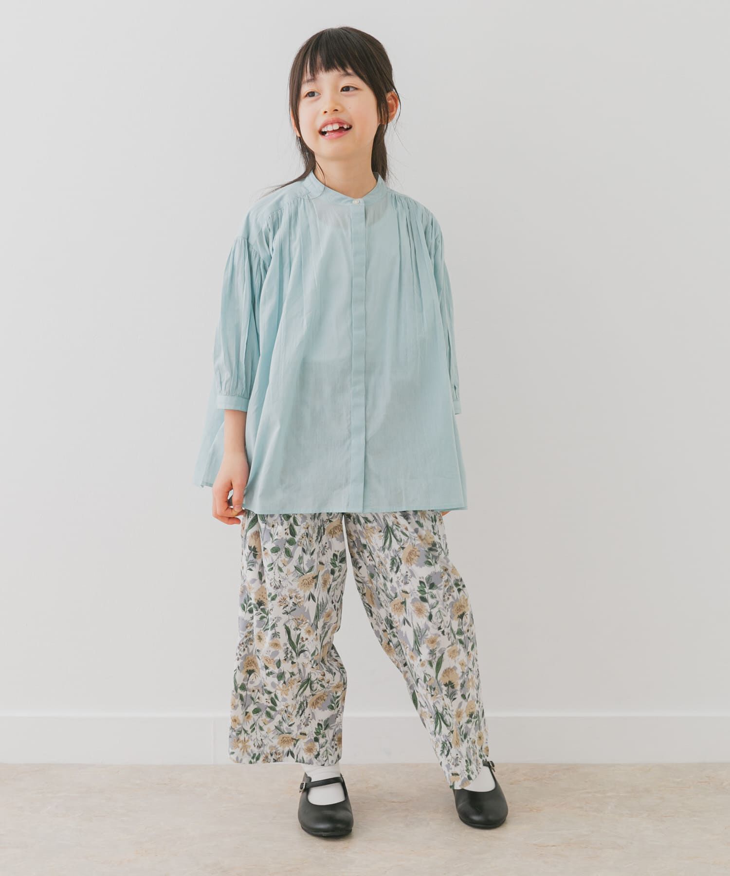 URBAN RESEARCH DOORS「『親子リンク』コットンボイルギャザーブラウス(KIDS)」|その他|