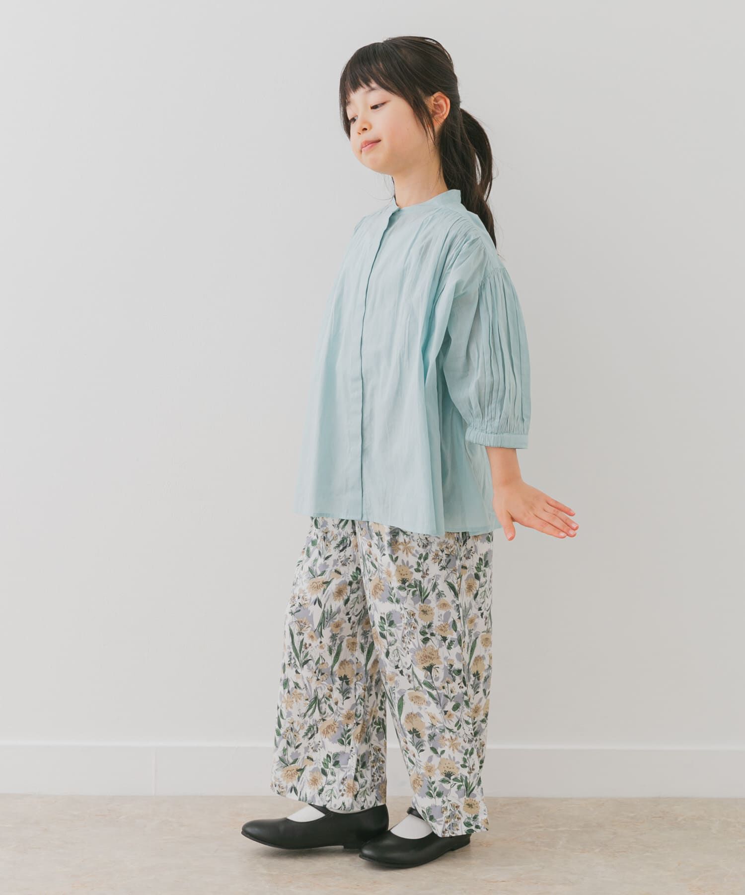 URBAN RESEARCH DOORS「『親子リンク』コットンボイルギャザーブラウス(KIDS)」|その他|