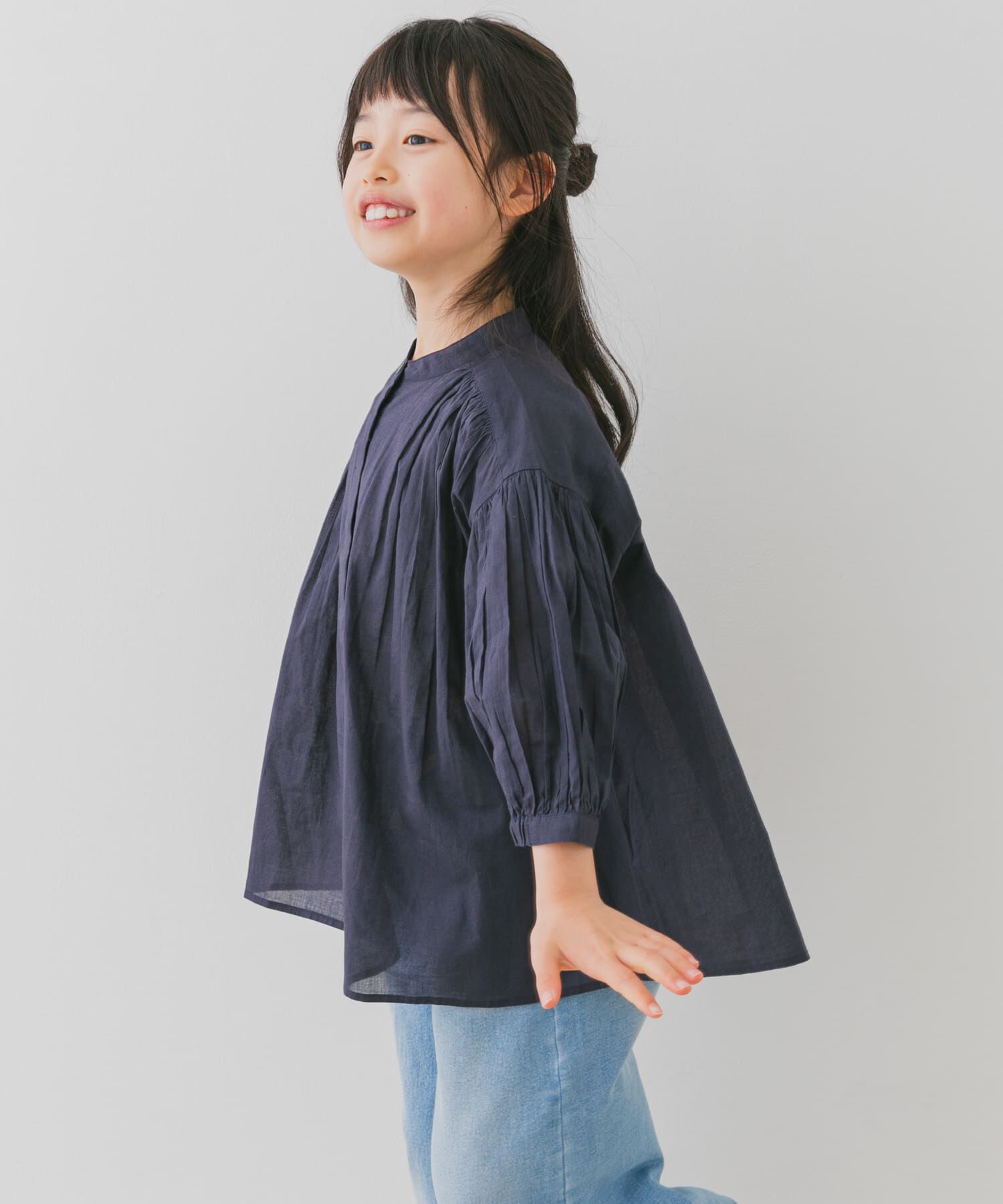 URBAN RESEARCH DOORS「『親子リンク』コットンボイルギャザーブラウス(KIDS)」|その他|