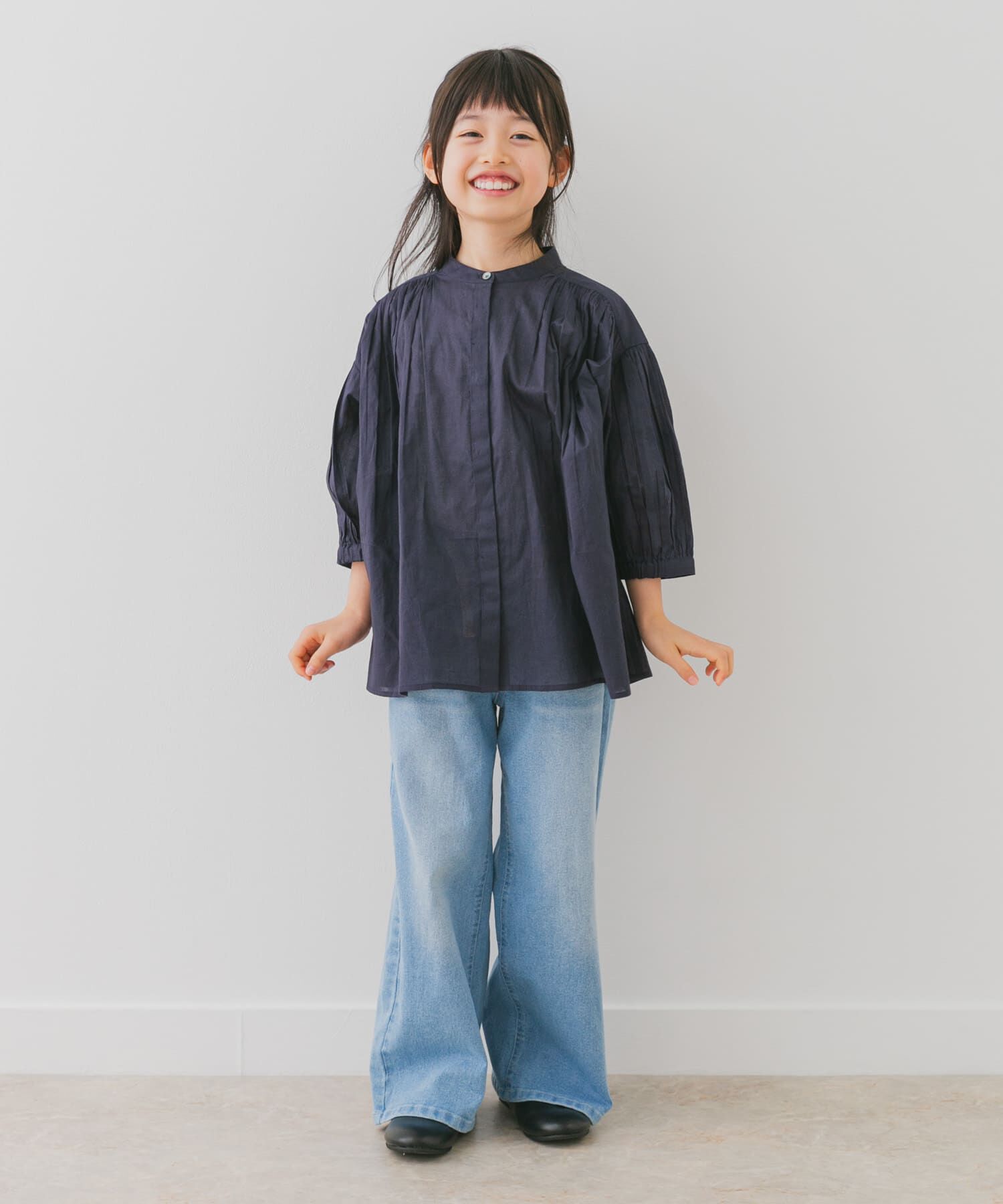 URBAN RESEARCH DOORS「『親子リンク』コットンボイルギャザーブラウス(KIDS)」|その他|