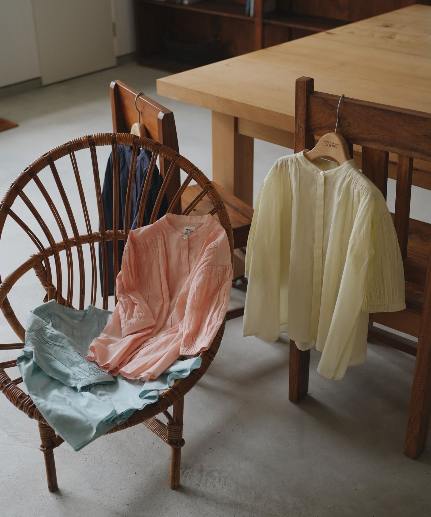 URBAN RESEARCH DOORS「『親子リンク』コットンボイルギャザーブラウス(KIDS)」|その他|