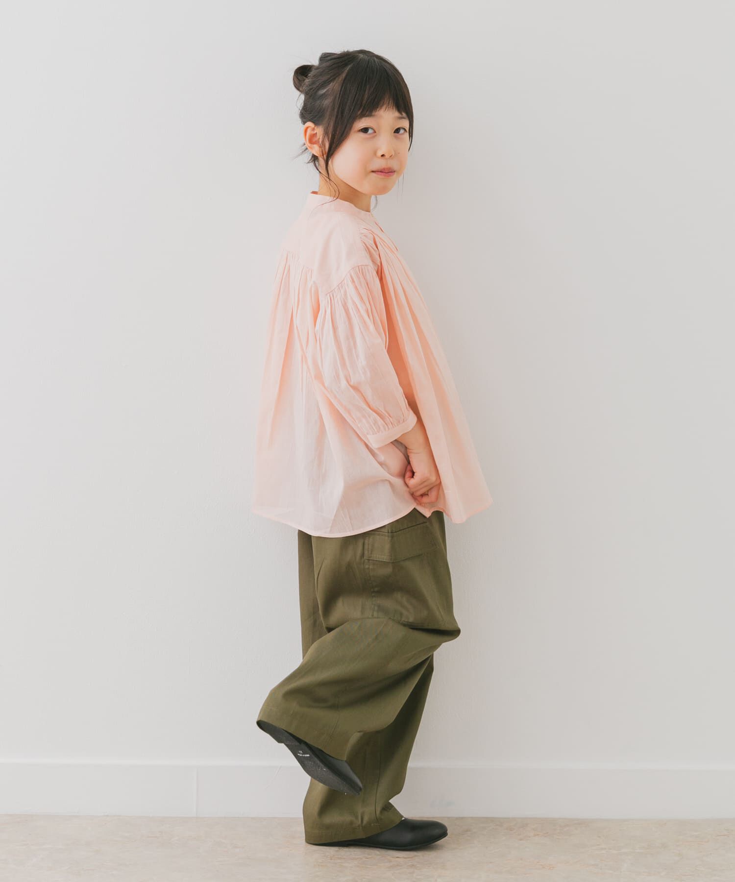 URBAN RESEARCH DOORS「『親子リンク』コットンボイルギャザーブラウス(KIDS)」|その他|