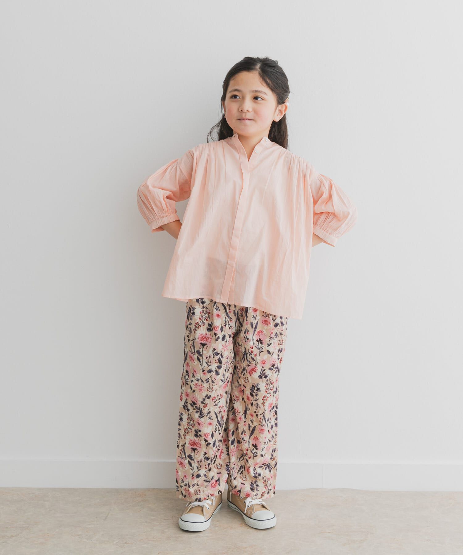 URBAN RESEARCH DOORS「『親子リンク』コットンボイルギャザーブラウス(KIDS)」|その他|