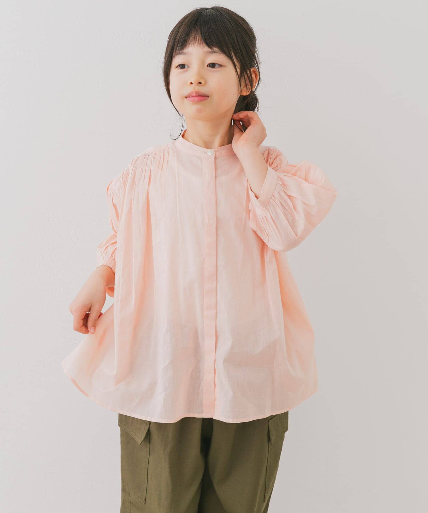 URBAN RESEARCH DOORS「『親子リンク』コットンボイルギャザーブラウス(KIDS)」|その他|