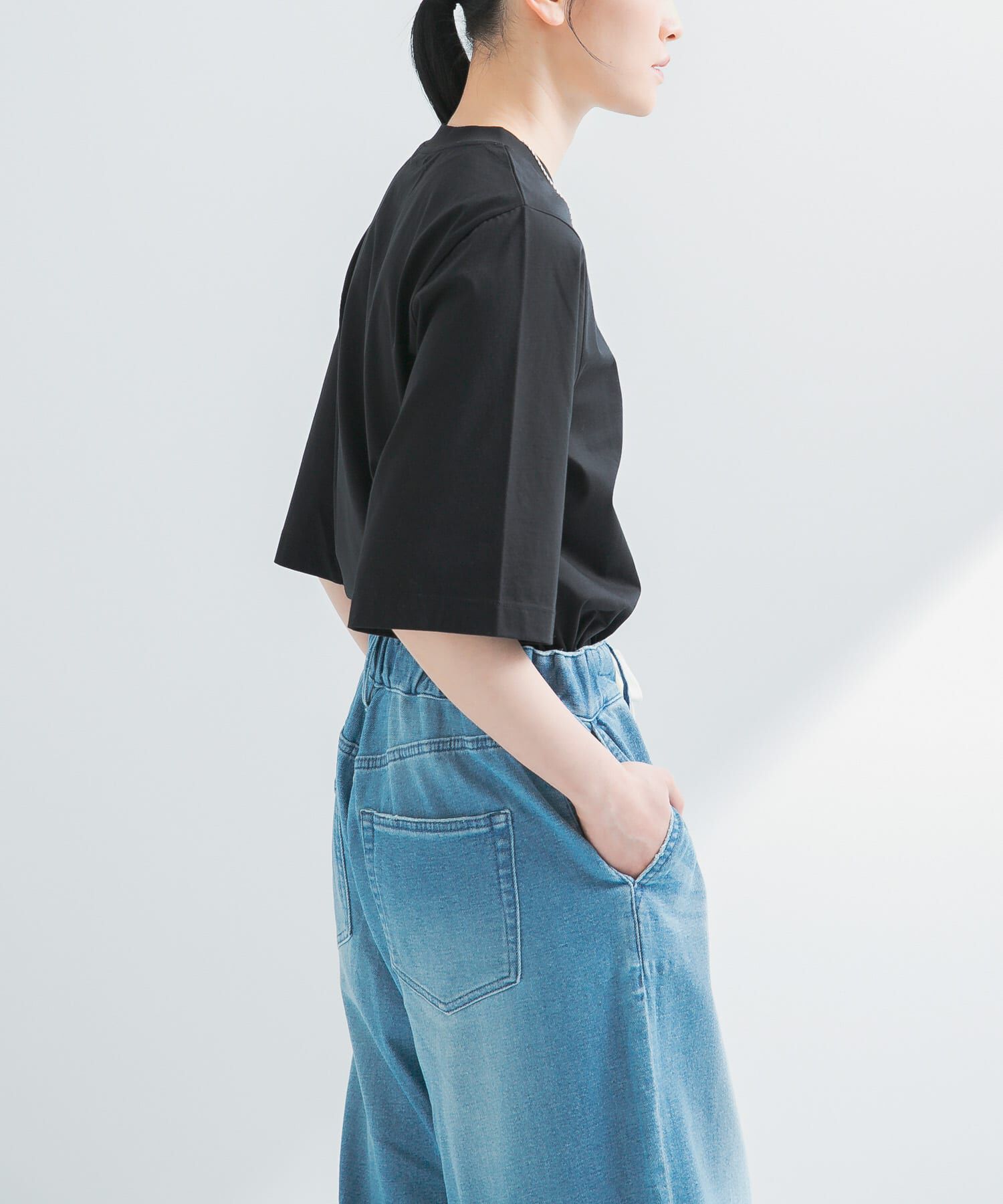 URBAN RESEARCH「スーピマコットンハーフスリーブカットソー」|Tシャツ・カットソー|