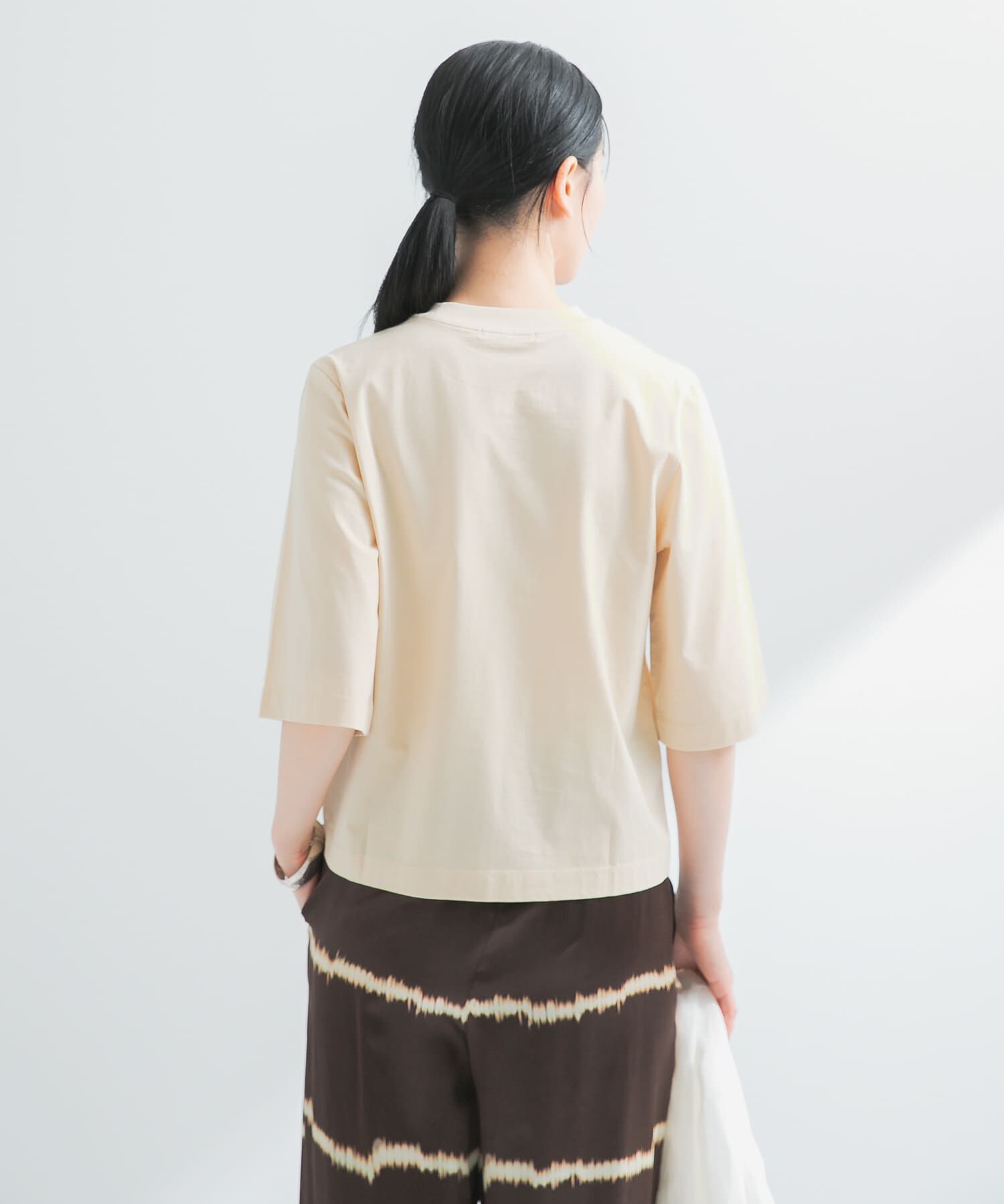 URBAN RESEARCH「スーピマコットンハーフスリーブカットソー」|Tシャツ・カットソー|