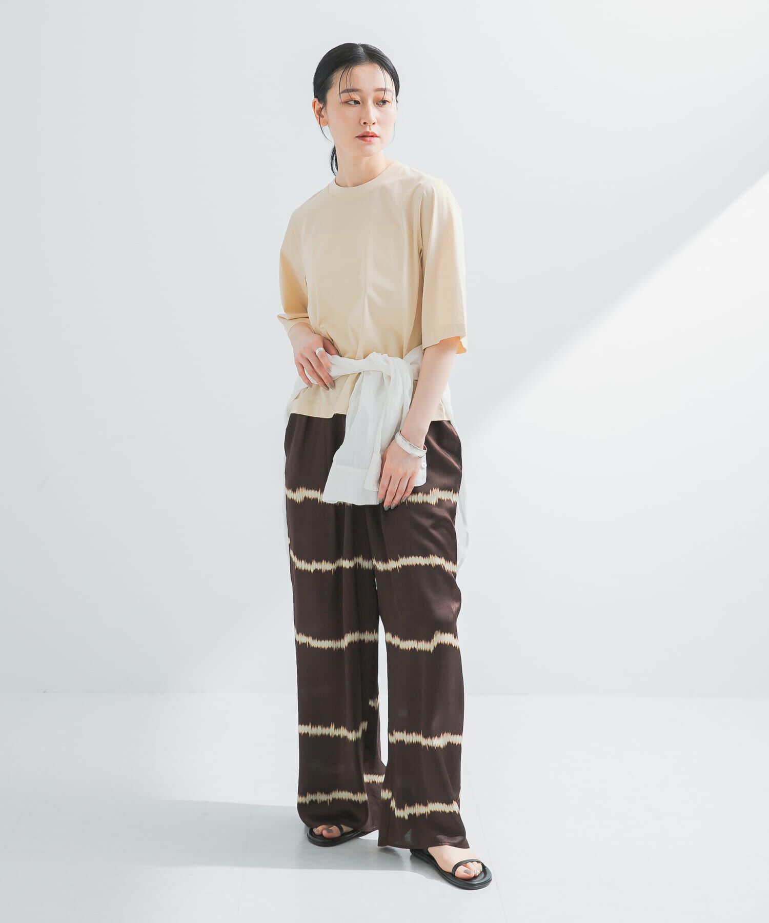 URBAN RESEARCH「スーピマコットンハーフスリーブカットソー」|Tシャツ・カットソー|