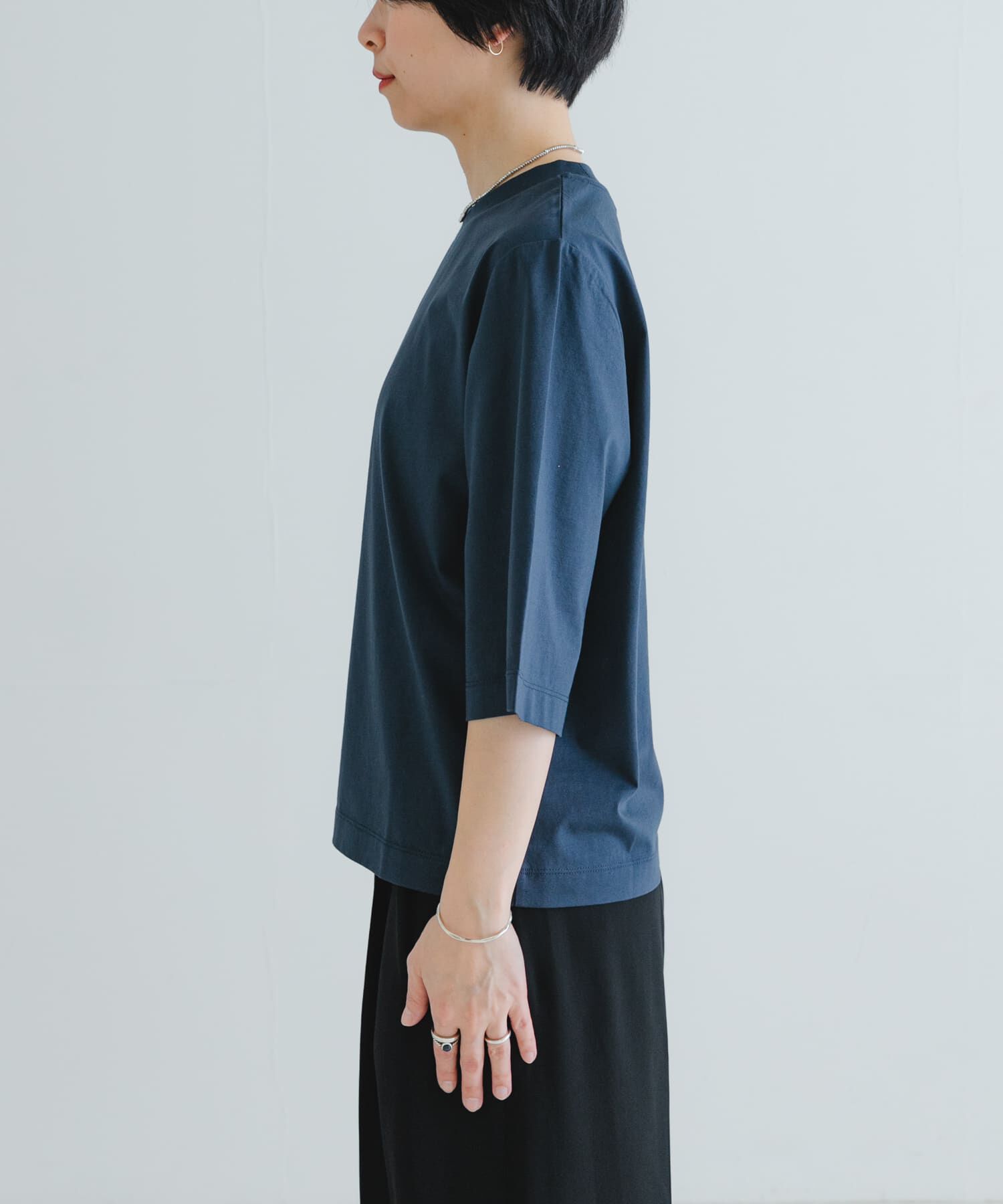 URBAN RESEARCH「スーピマコットンハーフスリーブカットソー」|Tシャツ・カットソー|