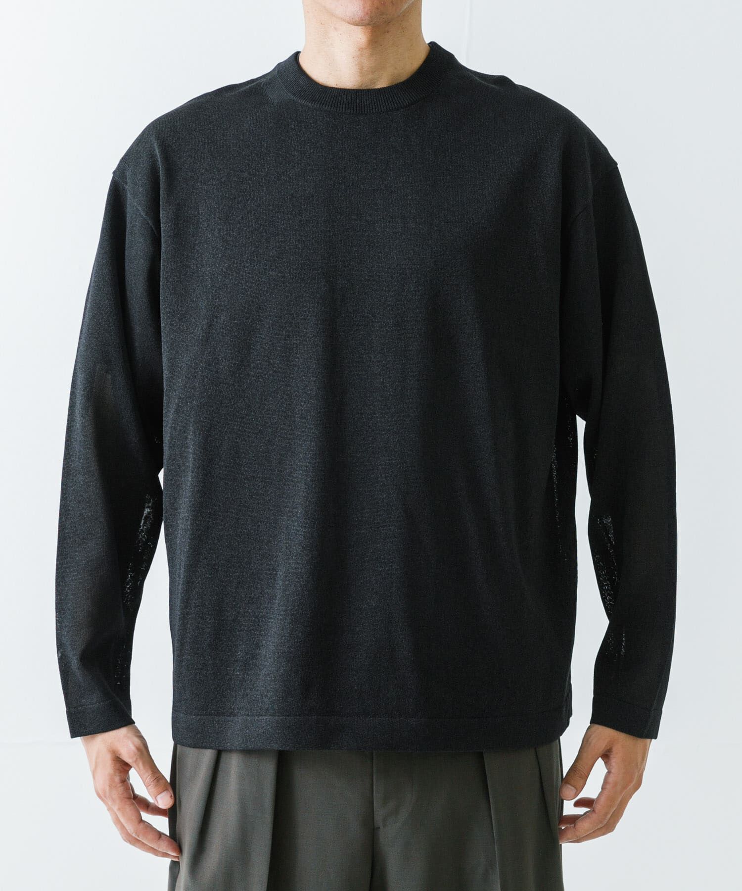 URBAN RESEARCH「『別注』crepuscule&times;UR　Washi Knit Long-Sleeve T-shirts」|ニット・セーター|