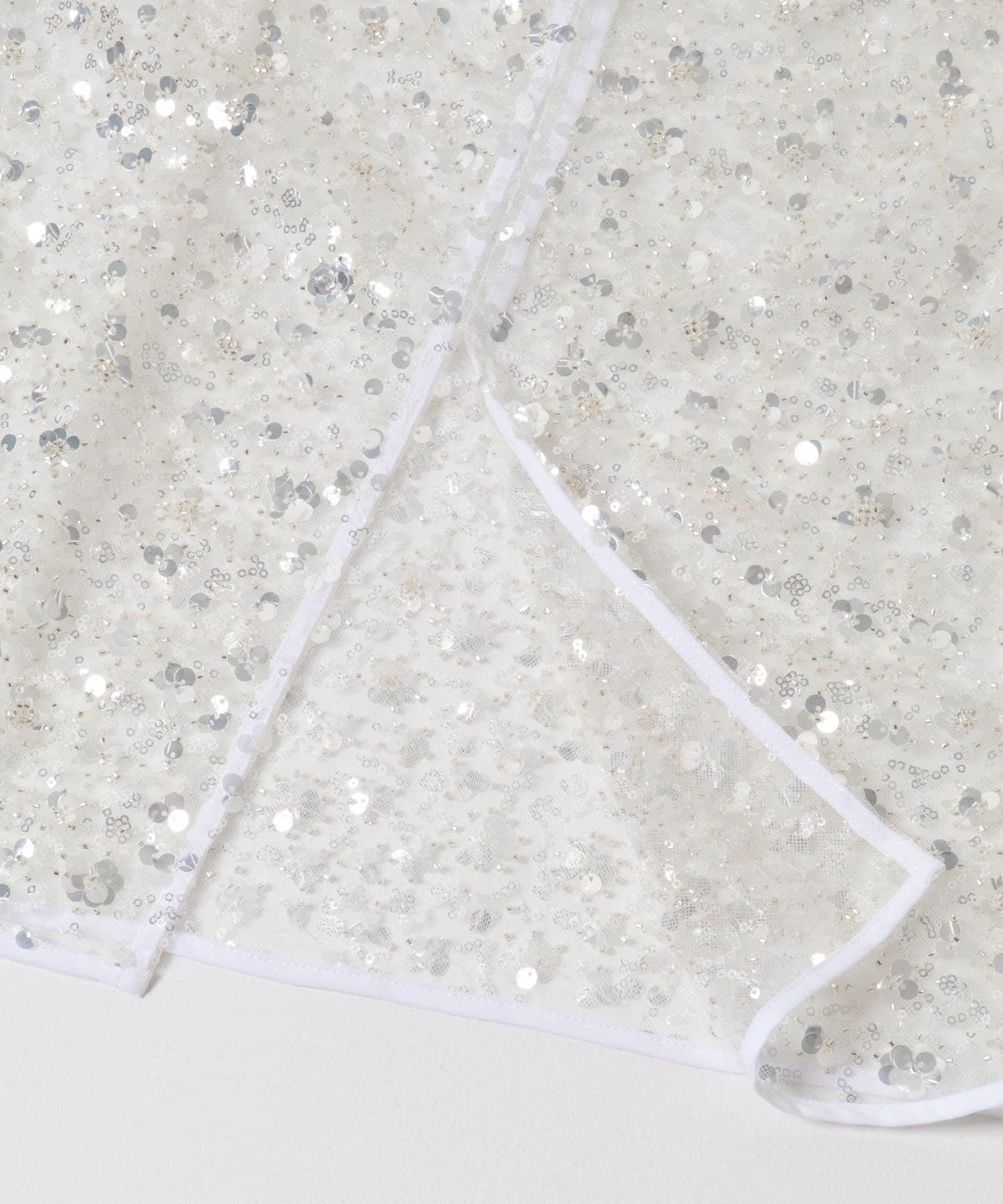 URBAN RESEARCH「スパンコールチュールレイヤードスカート」|スカート|