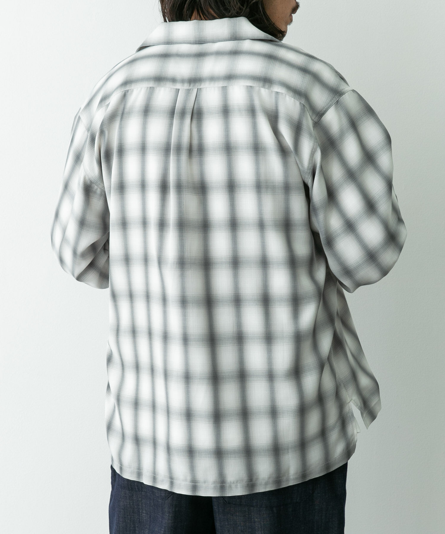 Sonny Label 「オンブレチェックロングスリーブシャツ」|シャツ・ブラウス|