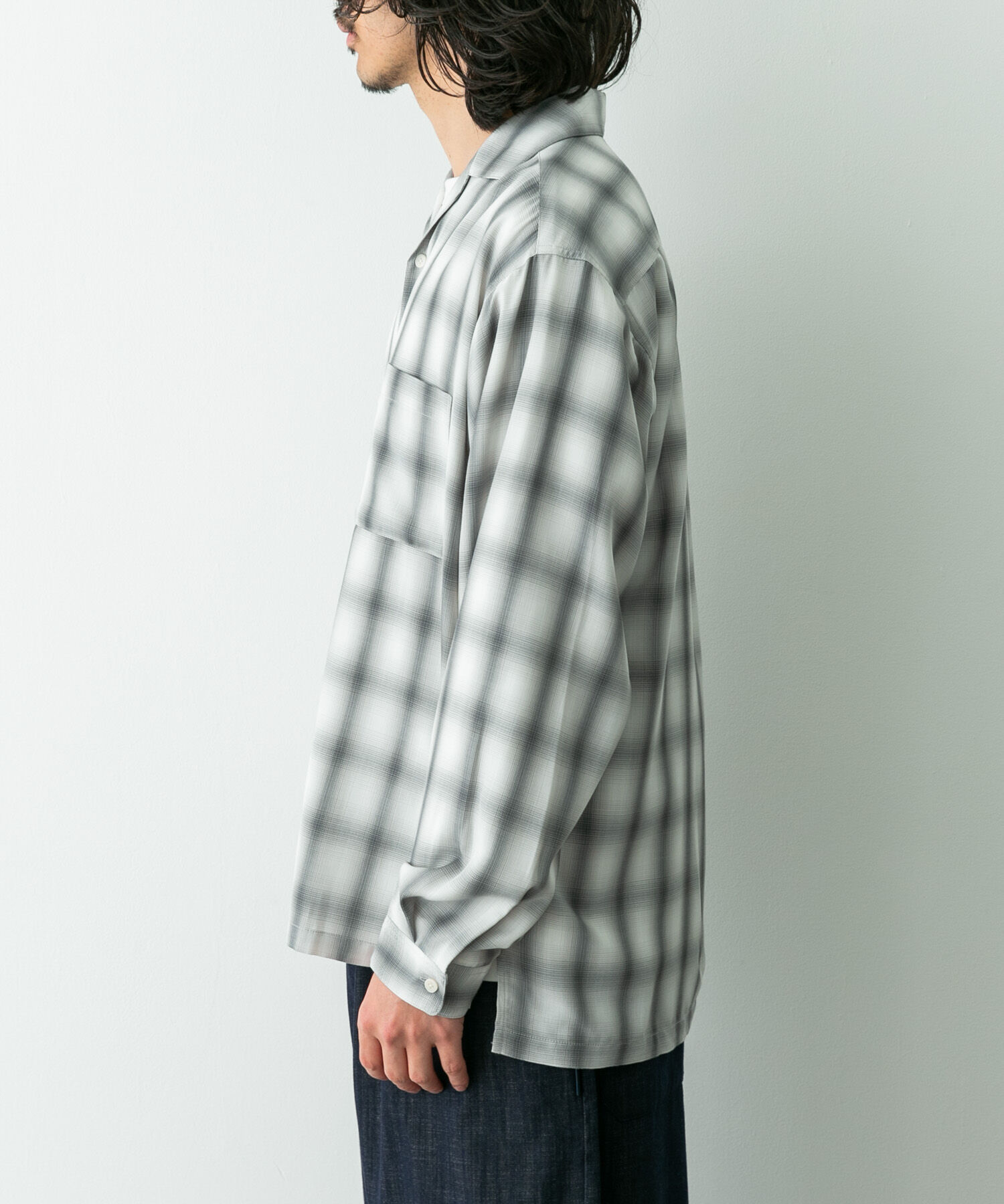 Sonny Label 「オンブレチェックロングスリーブシャツ」|シャツ・ブラウス|