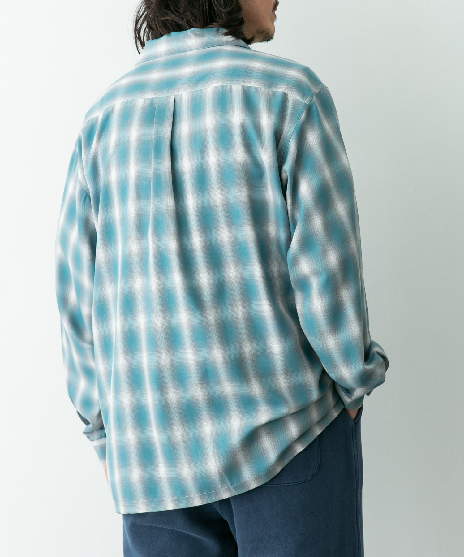 Sonny Label 「オンブレチェックロングスリーブシャツ」|シャツ・ブラウス|