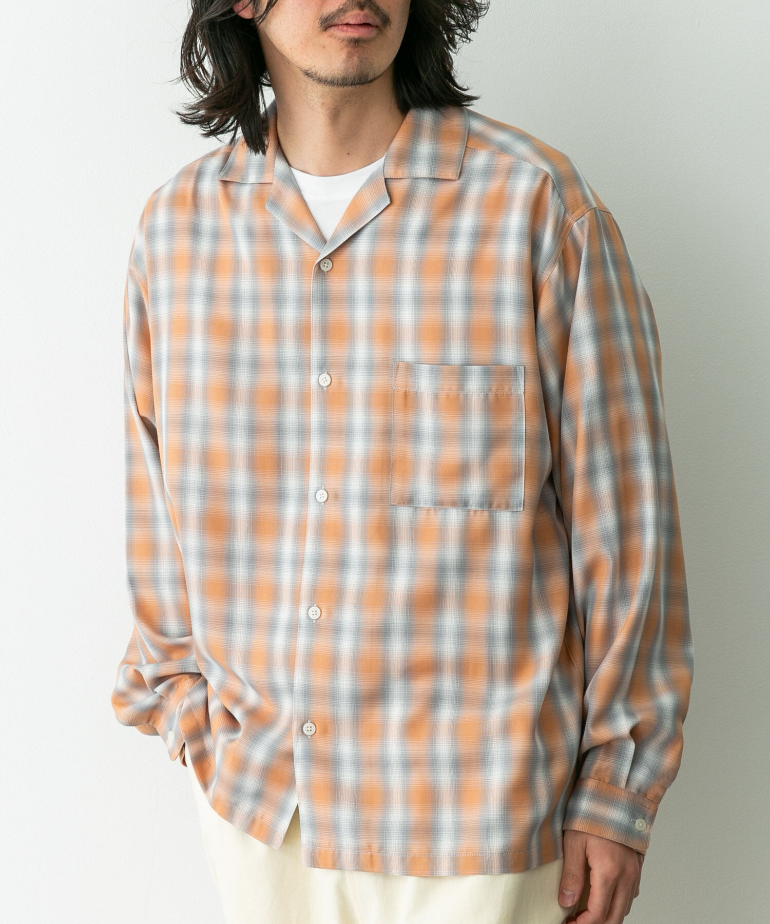 Sonny Label 「オンブレチェックロングスリーブシャツ」|シャツ・ブラウス|