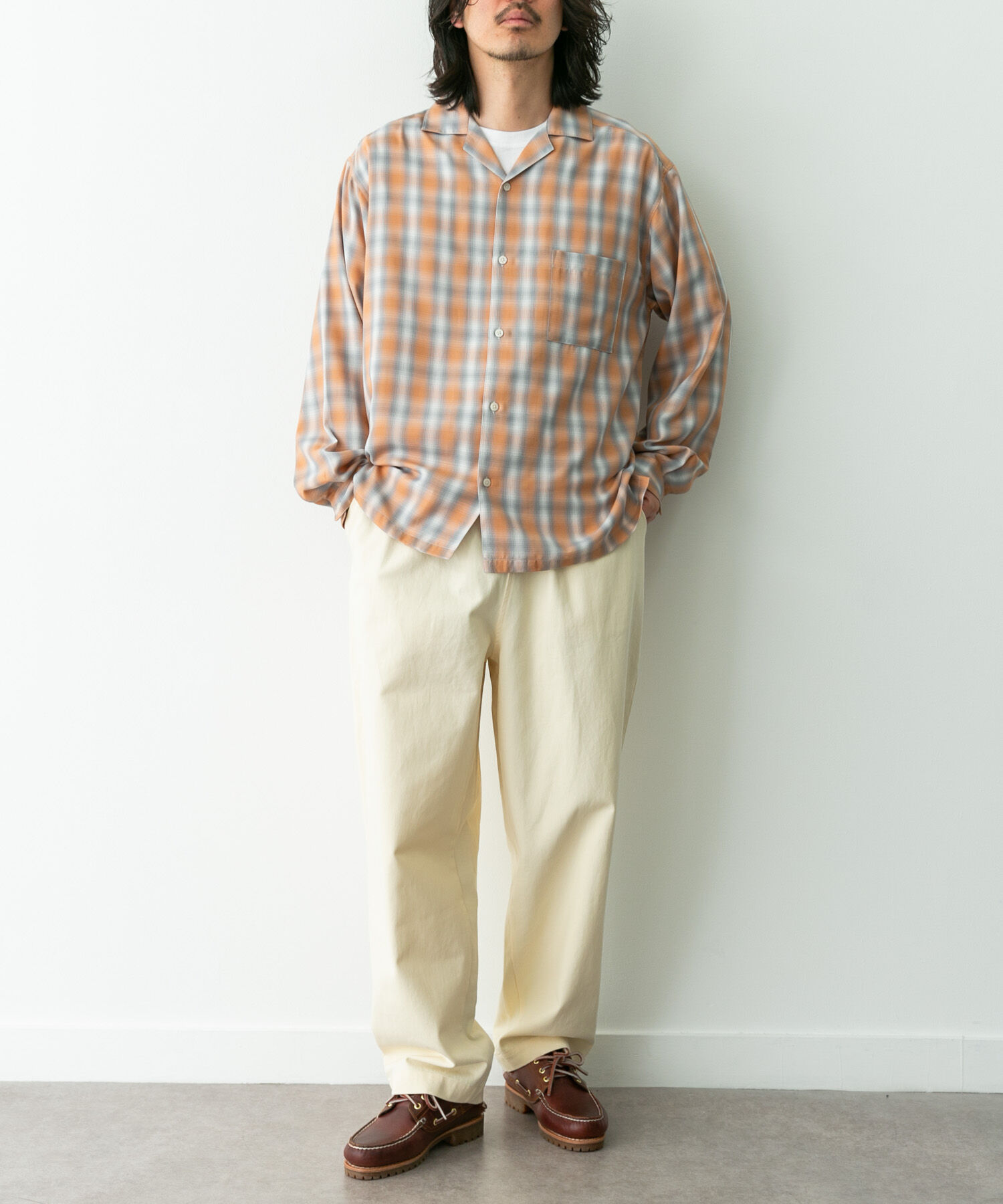 Sonny Label 「オンブレチェックロングスリーブシャツ」|シャツ・ブラウス|