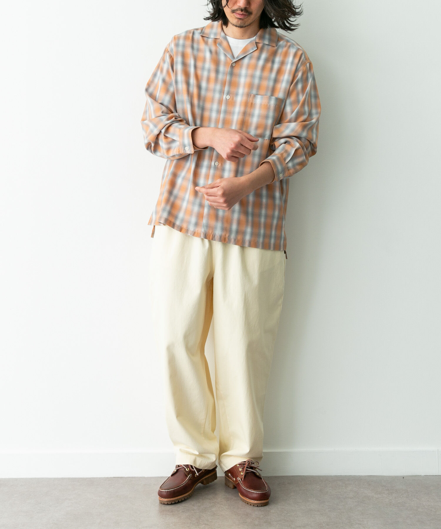 Sonny Label 「オンブレチェックロングスリーブシャツ」|シャツ・ブラウス|