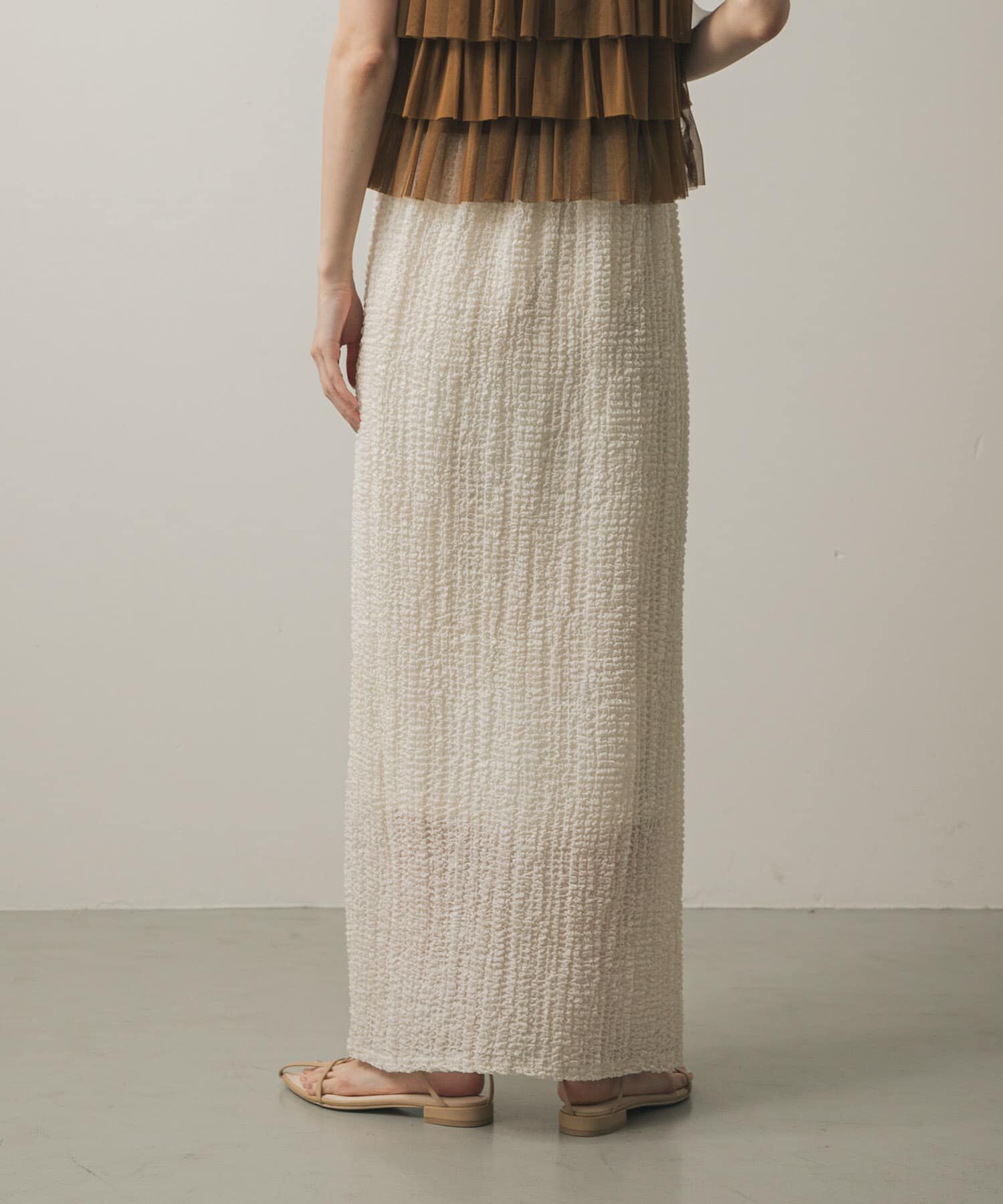 SENSE OF PLACE by URBAN RESEARCH「シアーフクレジャガードスカート」|スカート|