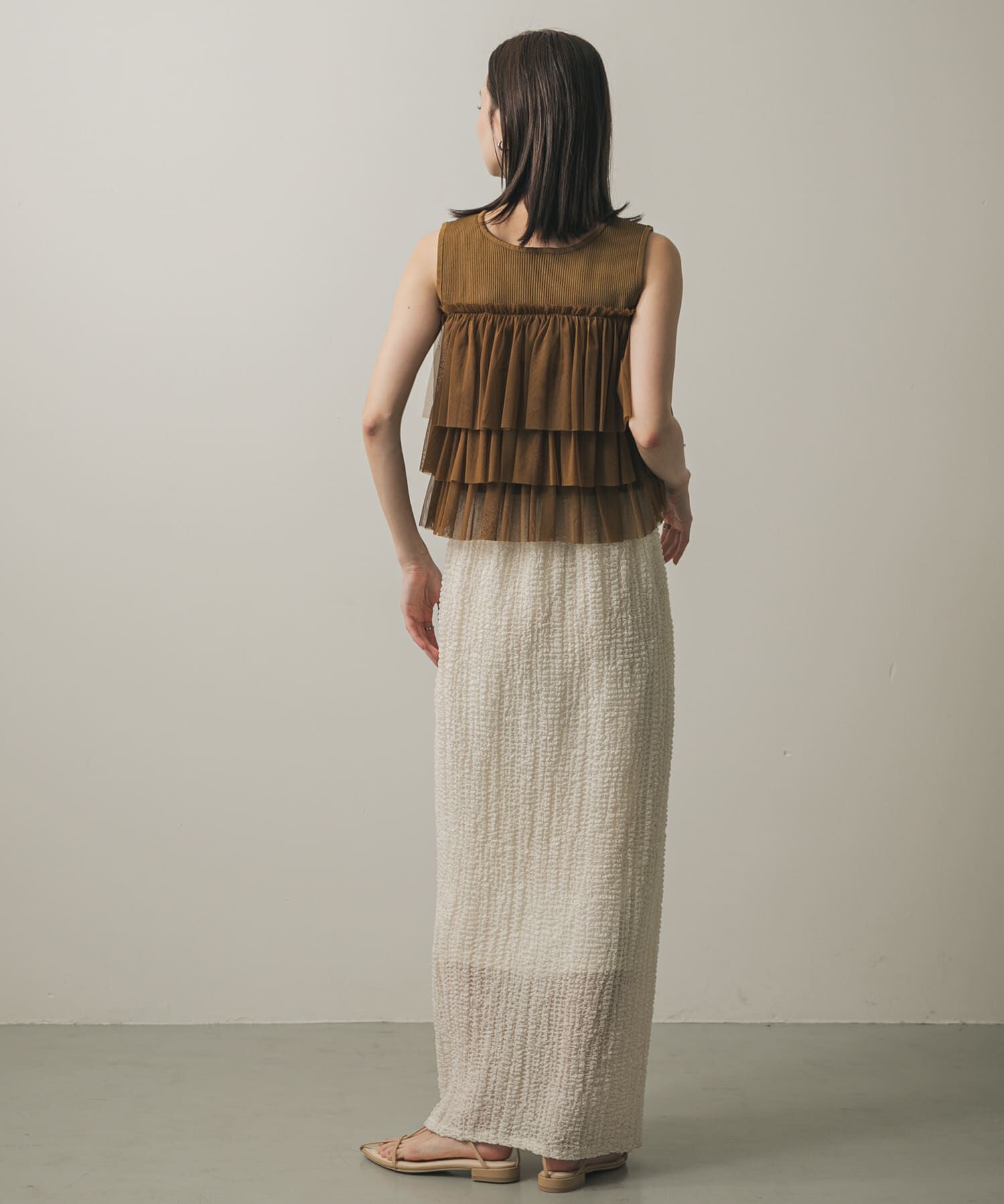 SENSE OF PLACE by URBAN RESEARCH「シアーフクレジャガードスカート」|スカート|