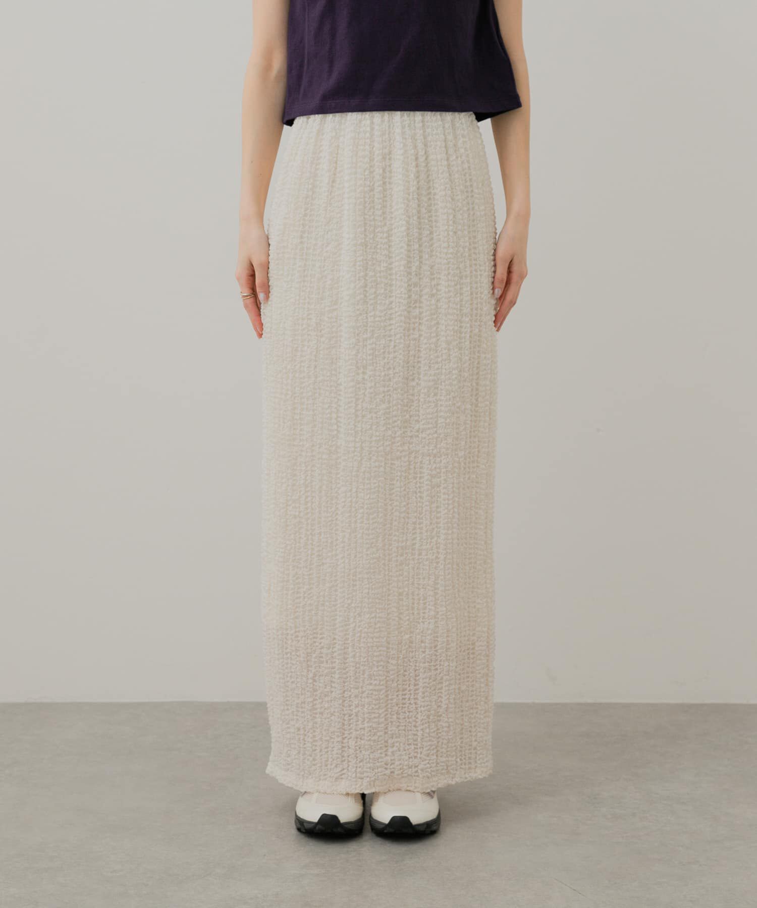 SENSE OF PLACE by URBAN RESEARCH「シアーフクレジャガードスカート」|スカート|