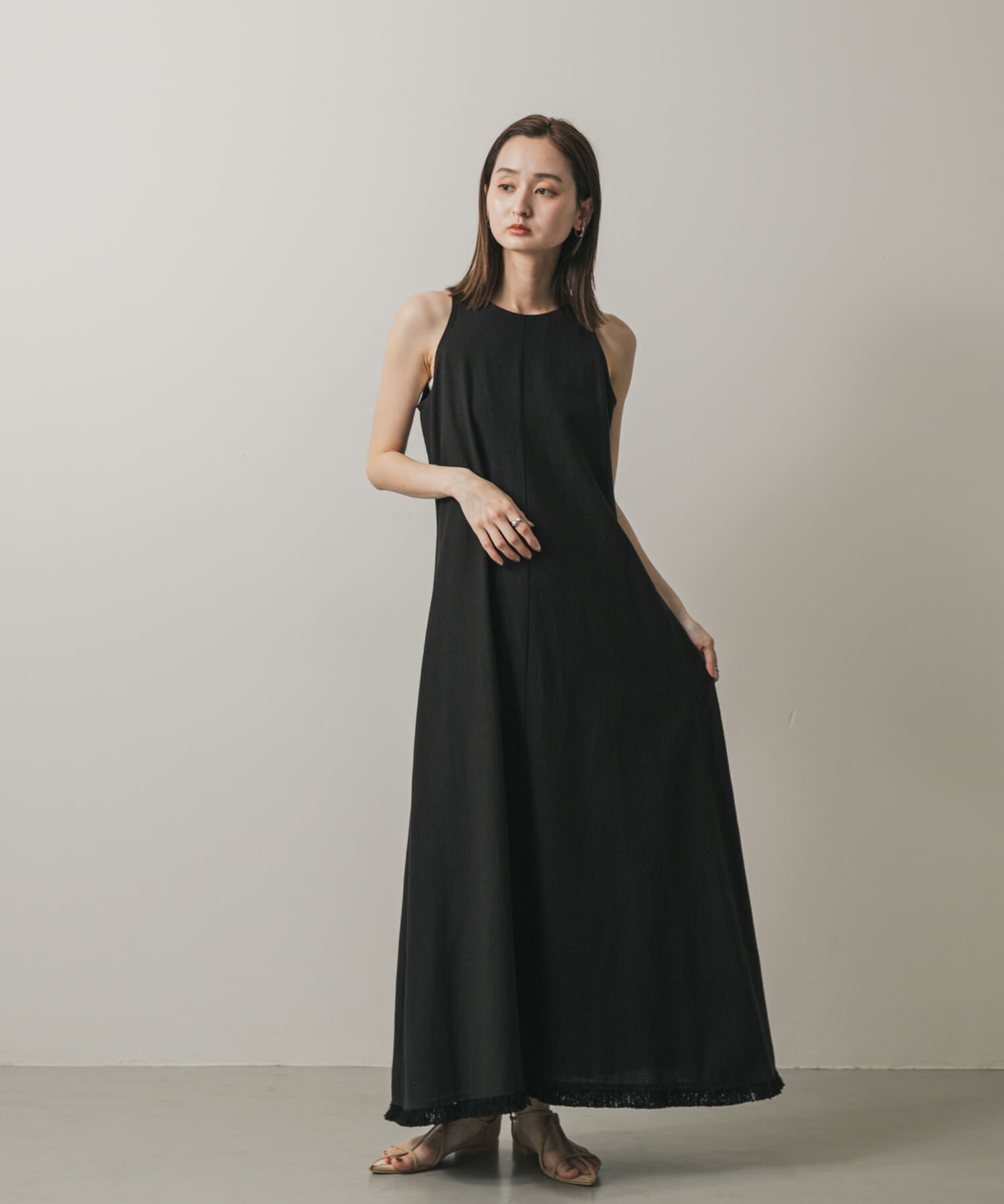 SENSE OF PLACE by URBAN RESEARCH「アメスリフリンジワンピース」|ワンピース|