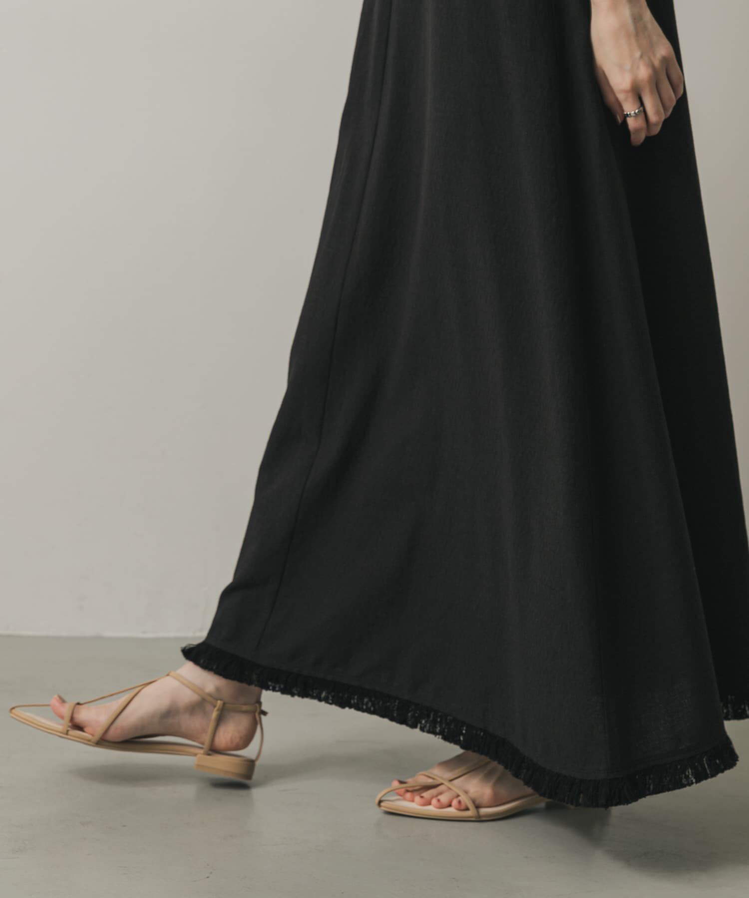 SENSE OF PLACE by URBAN RESEARCH「アメスリフリンジワンピース」|ワンピース|