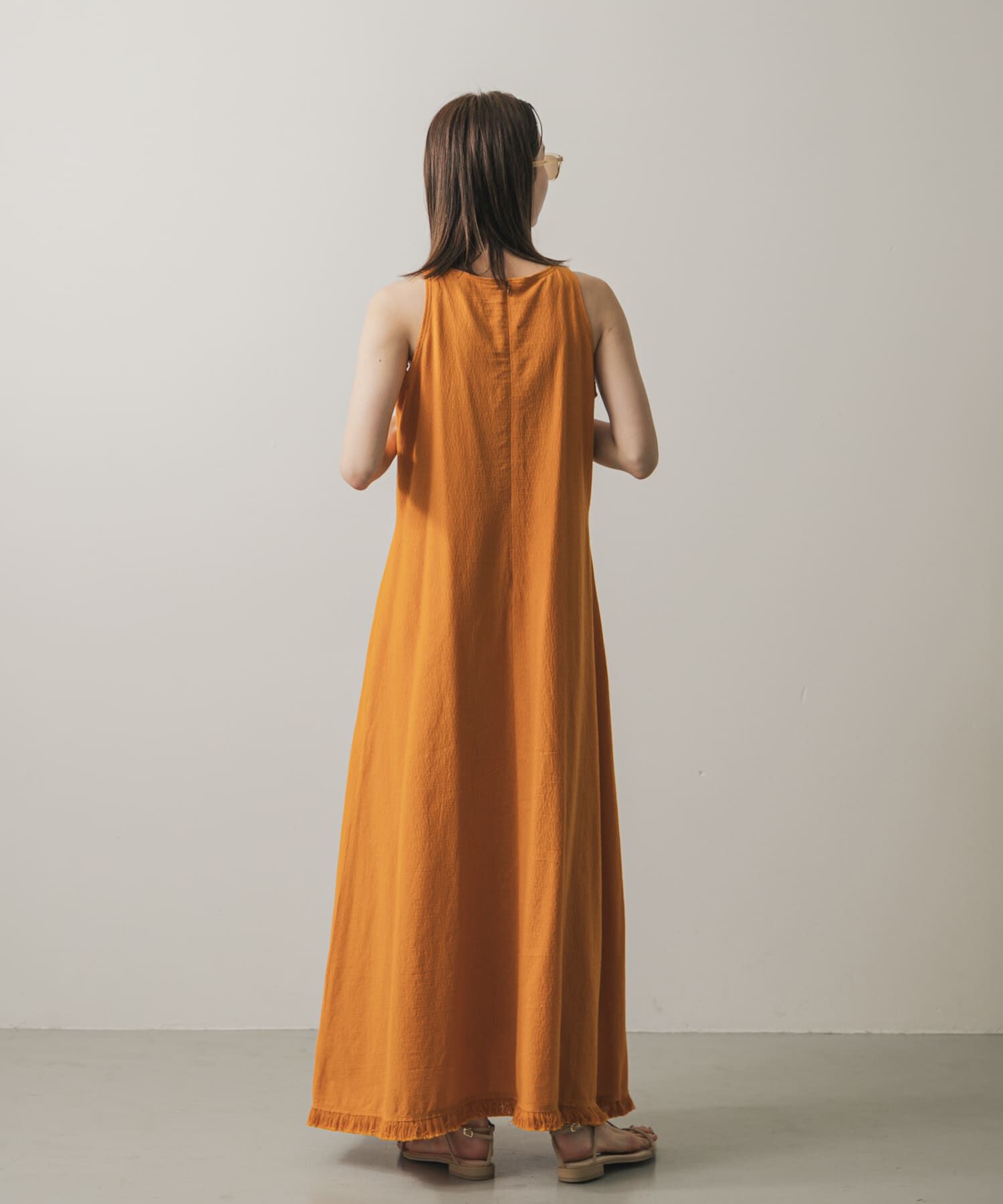 SENSE OF PLACE by URBAN RESEARCH「アメスリフリンジワンピース」|ワンピース|