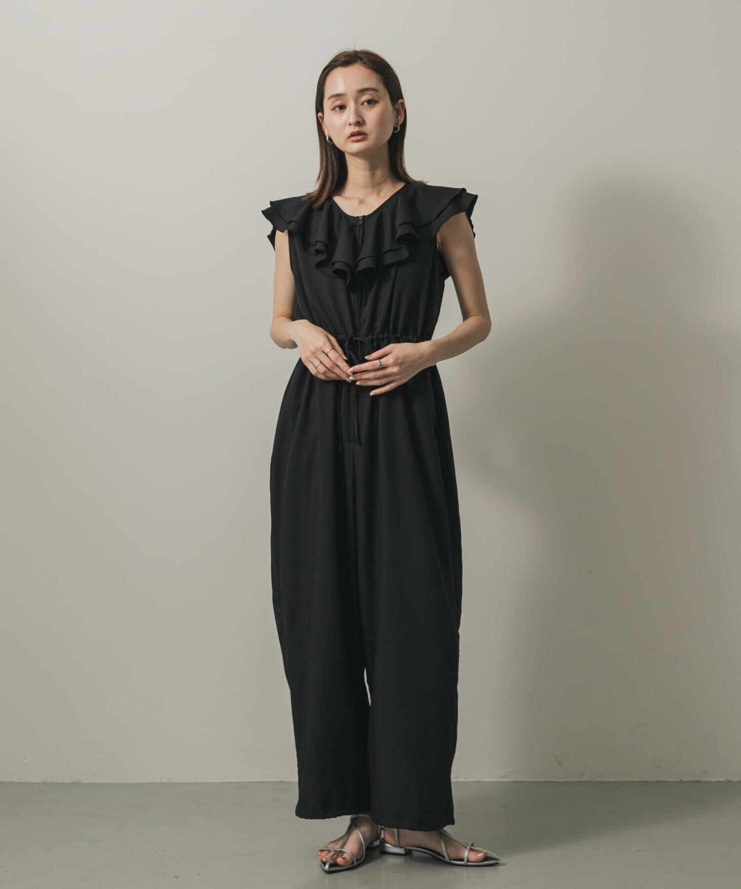 SENSE OF PLACE by URBAN RESEARCH「フリルオールインワン」|スカート|