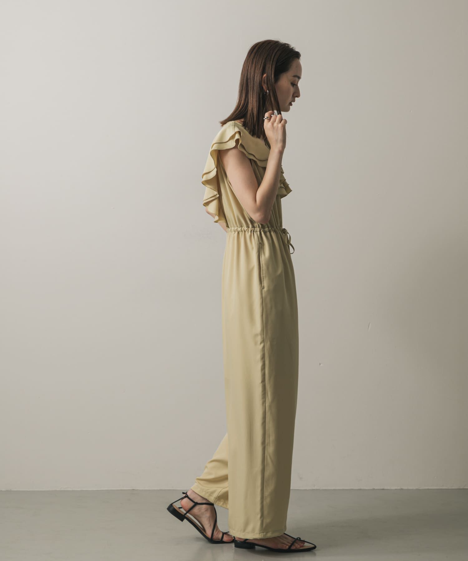 SENSE OF PLACE by URBAN RESEARCH「フリルオールインワン」|スカート|