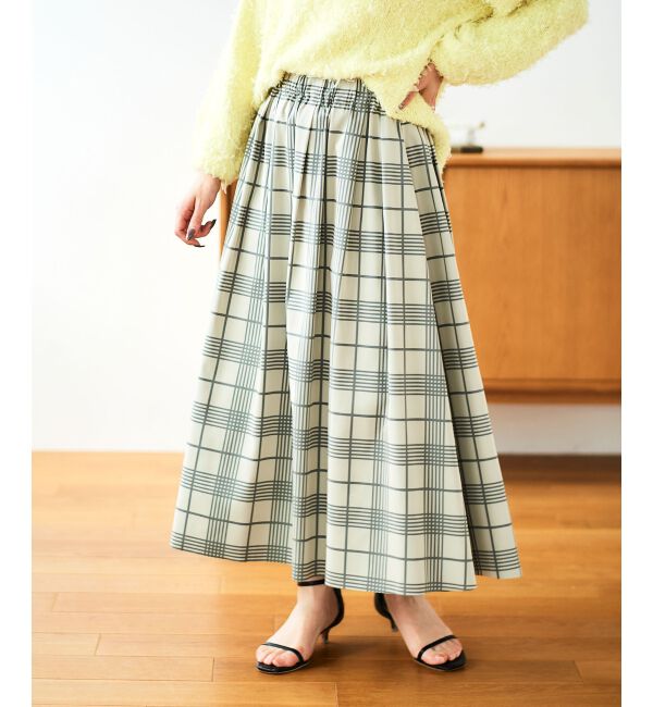 le.coeur blanc「リバーシブルタフタスカート」|スカート|ｱｲﾎﾞﾘｰ柄