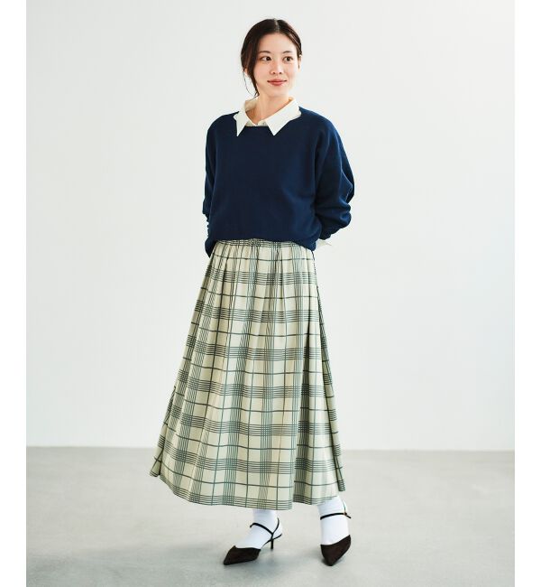 le.coeur blanc「リバーシブルタフタスカート」|スカート|