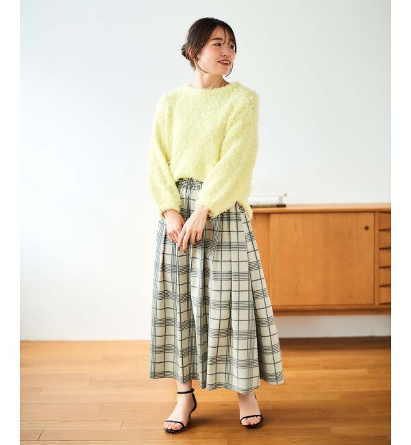 le.coeur blanc「リバーシブルタフタスカート」|スカート|