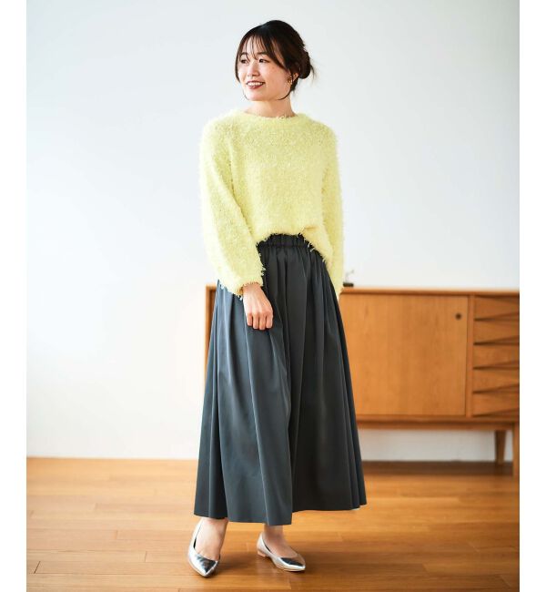 le.coeur blanc「リバーシブルタフタスカート」|スカート|