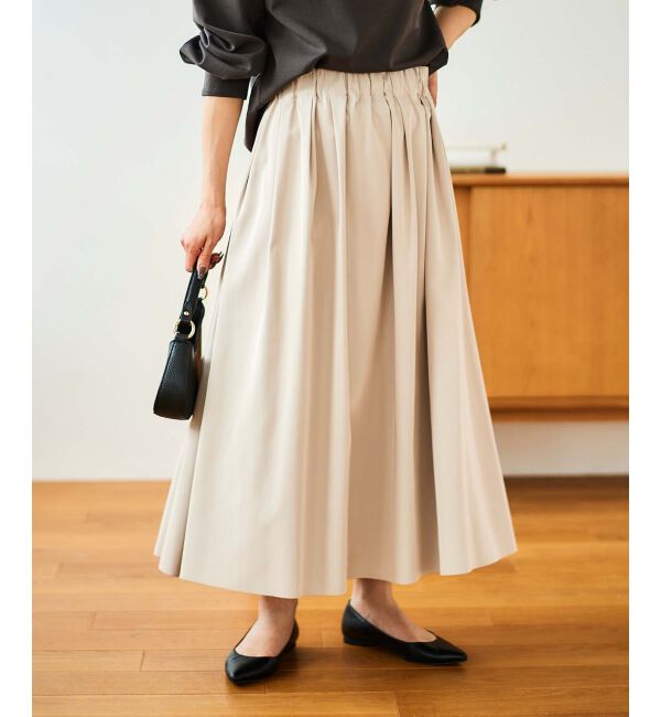 le.coeur blanc「リバーシブルタフタスカート」|スカート|
